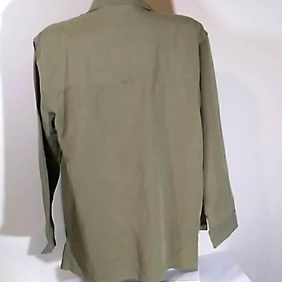 NWOT Mountain Jacket by RVCA.Linen Blend,Oversized Design Military Style - Picture 8 of 16